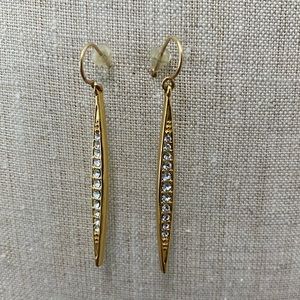 Brighton Gold Earrings with Crystals
